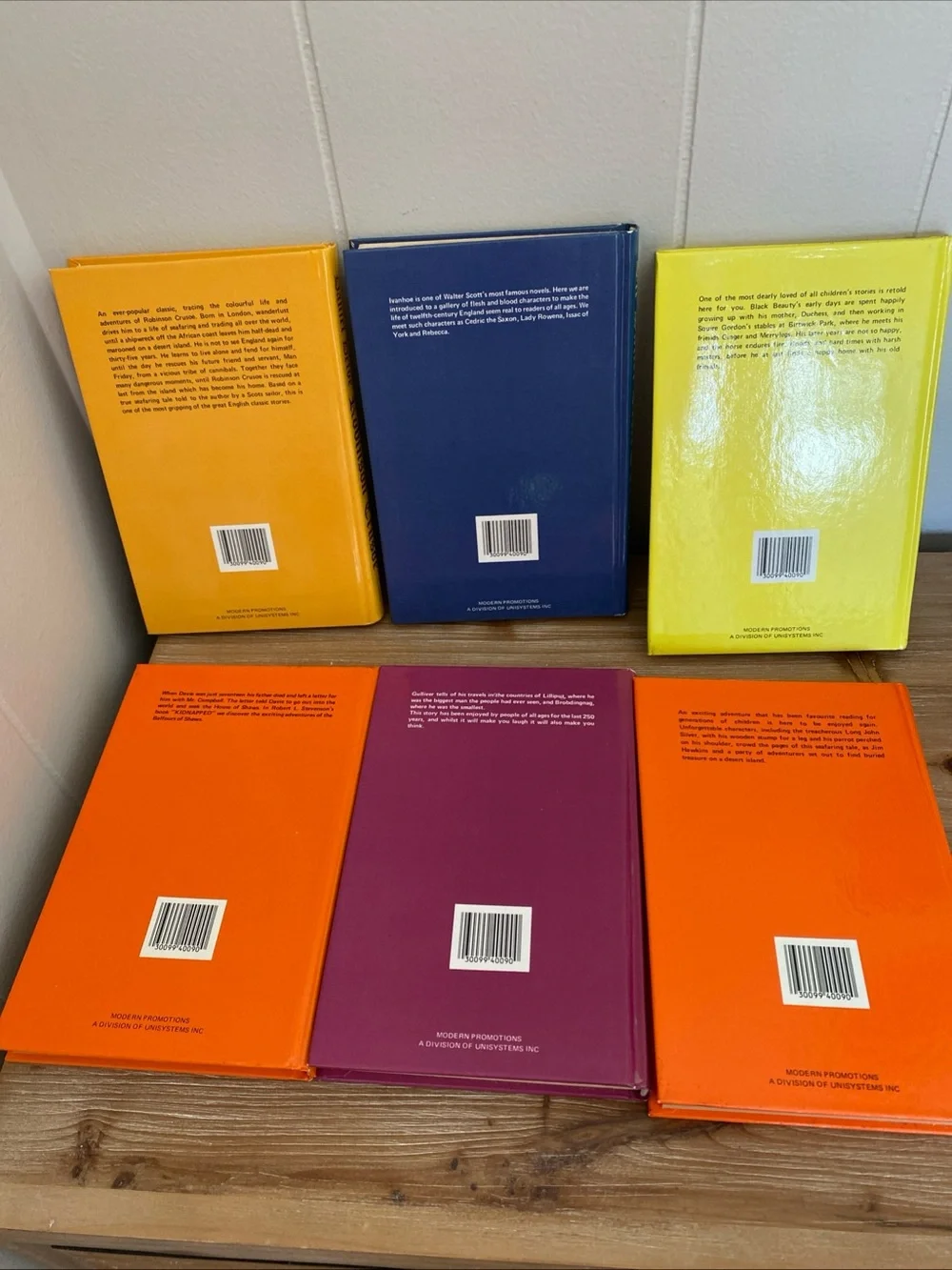Vtg Lot of 6 Children’s Books Legendary Classics Mixed Authors 1982 Hardcover